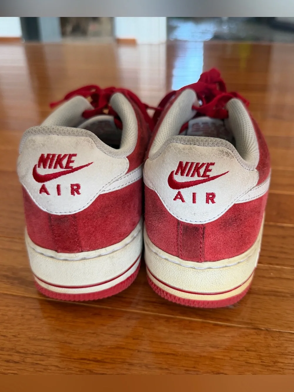 Nike Air Force 1 GS gym red white 6.5Y sneakers